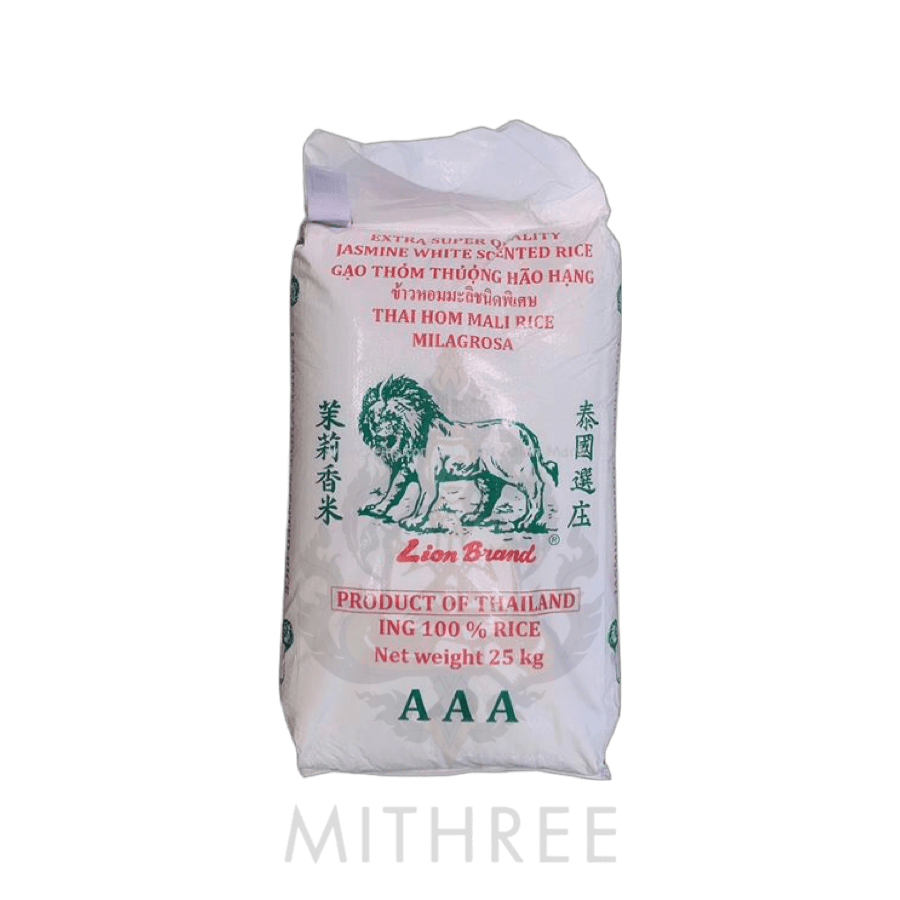 LION JASMINE RICE 25KG MITHREE
