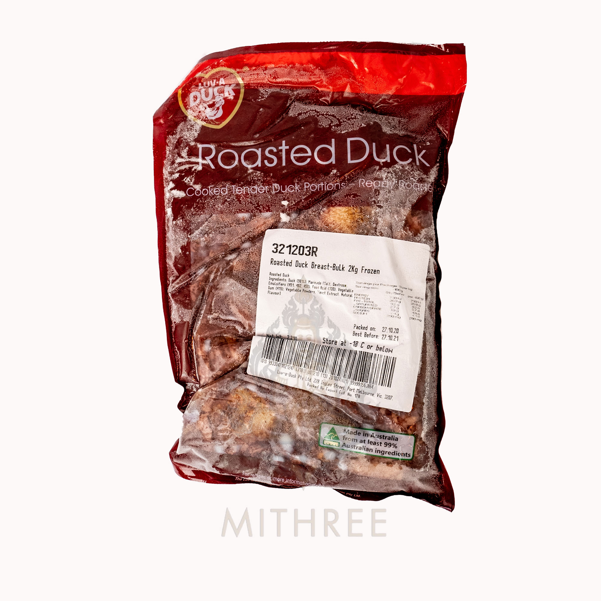LUV-A-DUCK PEKING DUCK BREAST [FRZ] 1KG - MITHREE