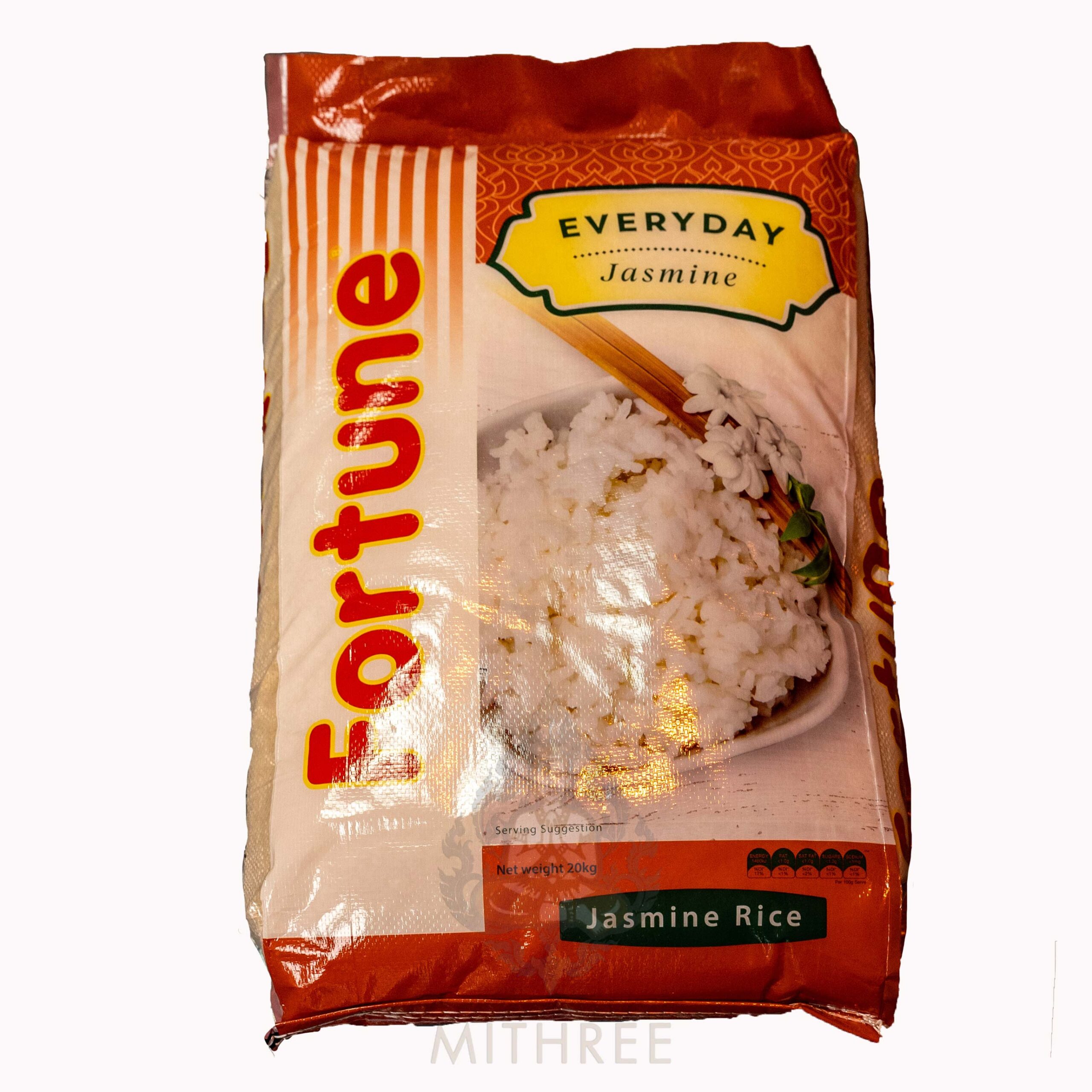 EVERYDAY FORTUNE THAI JASMINE RICE 20KG - MITHREE