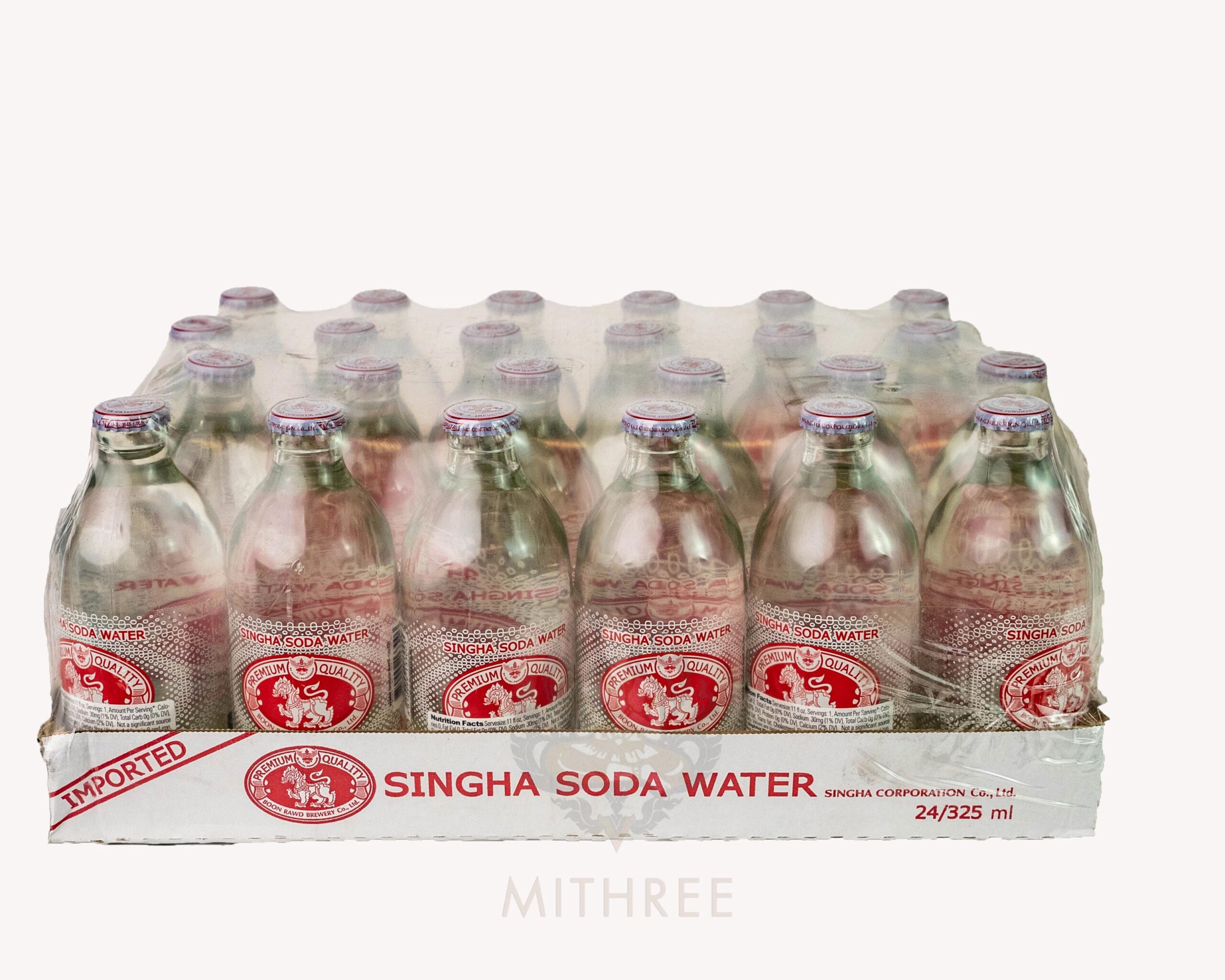 SINGHA SODA WATER 325ML X 24 MITHREE