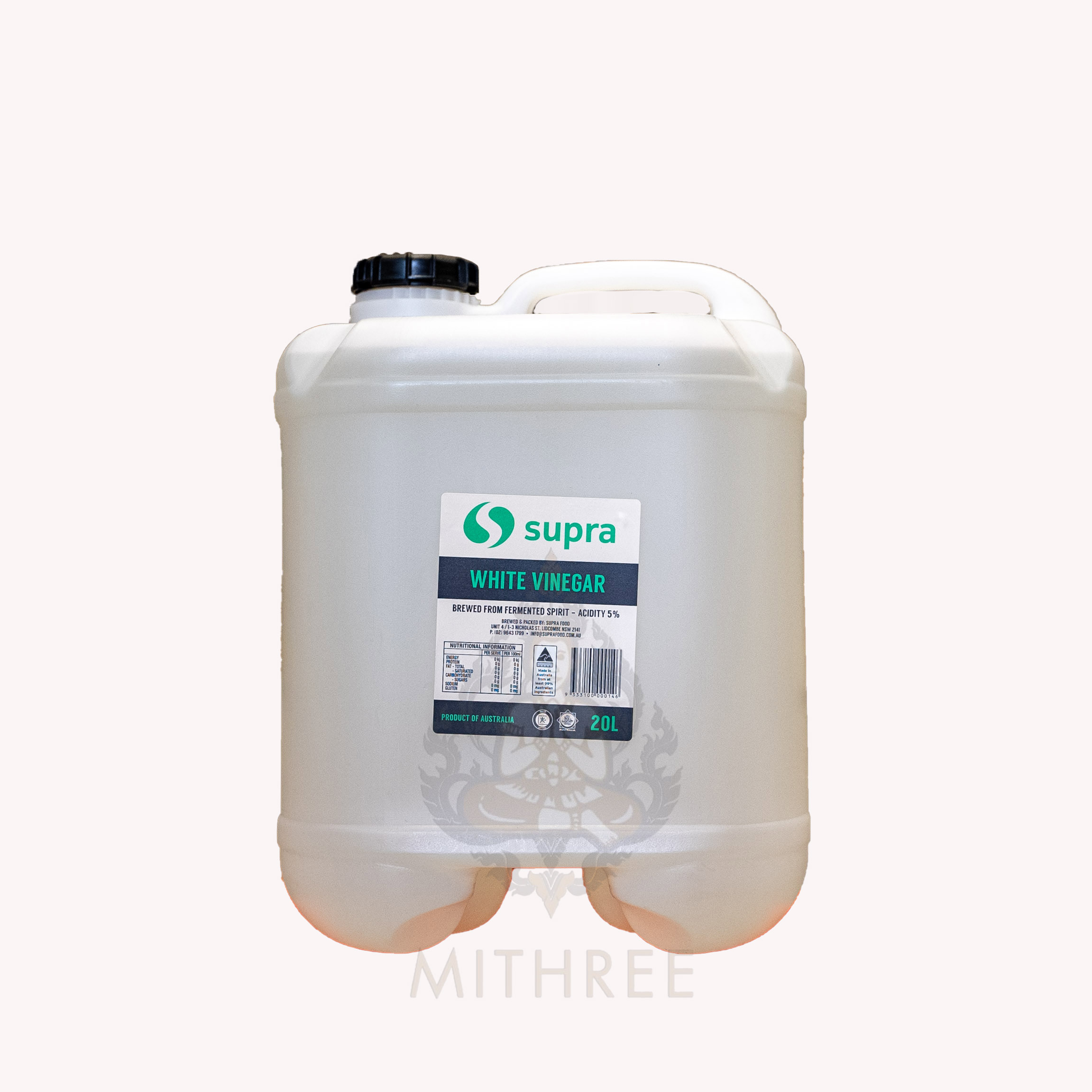SUPRA WHITE VINEGAR 20L [DRUM] MITHREE