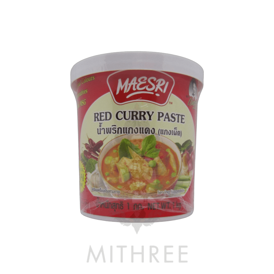 MAESRI RED CURRY PASTE 1KG/12 MITHREE