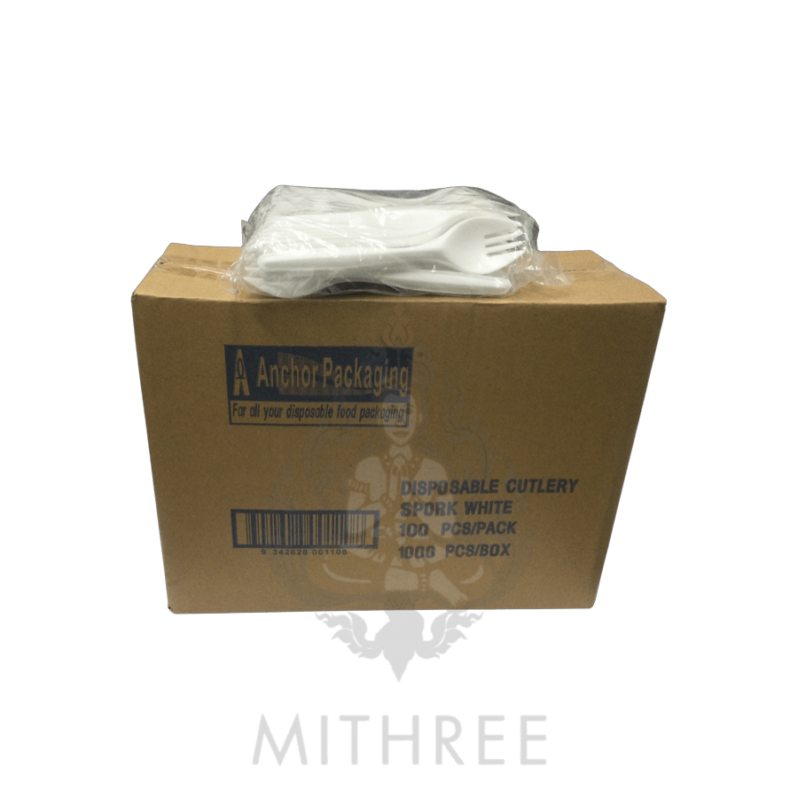 PLASTIC SPORK 1000PCS/4 MITHREE