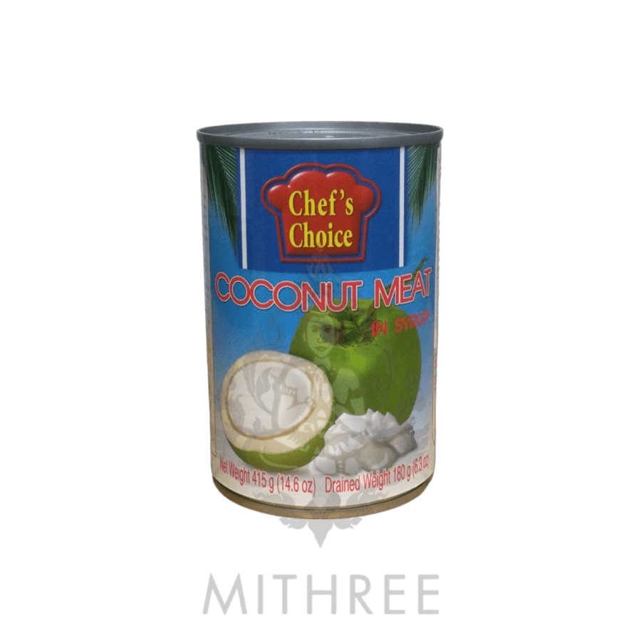 CHEF S CHOICE COCONUT MEAT IN SYRUP 415G 24 MITHREE chef-s-choice-coconut-meat-in-syrup-415g-24-mithree