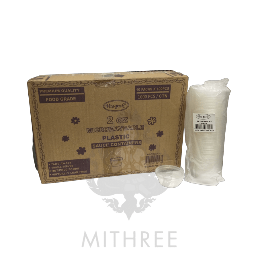 VP2 SAUCE CONTAINER 10 X 100PCS MITHREE