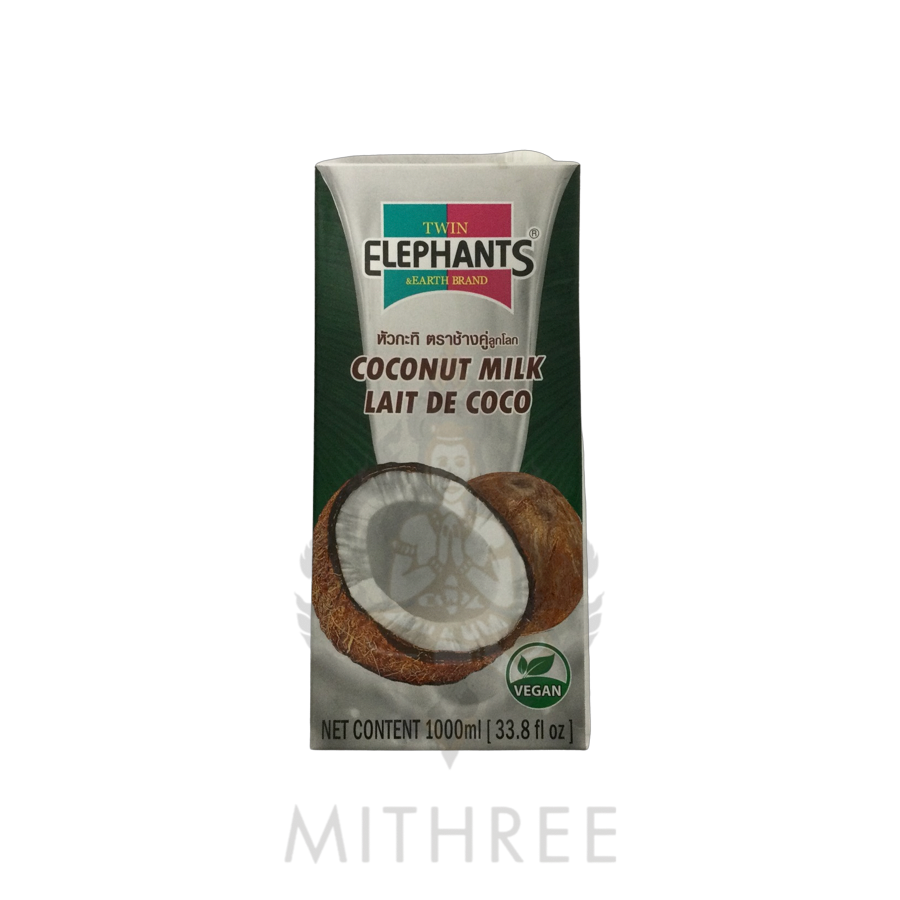 ELEPHANT COCONUT MILK UHT 1LT/12 MITHREE