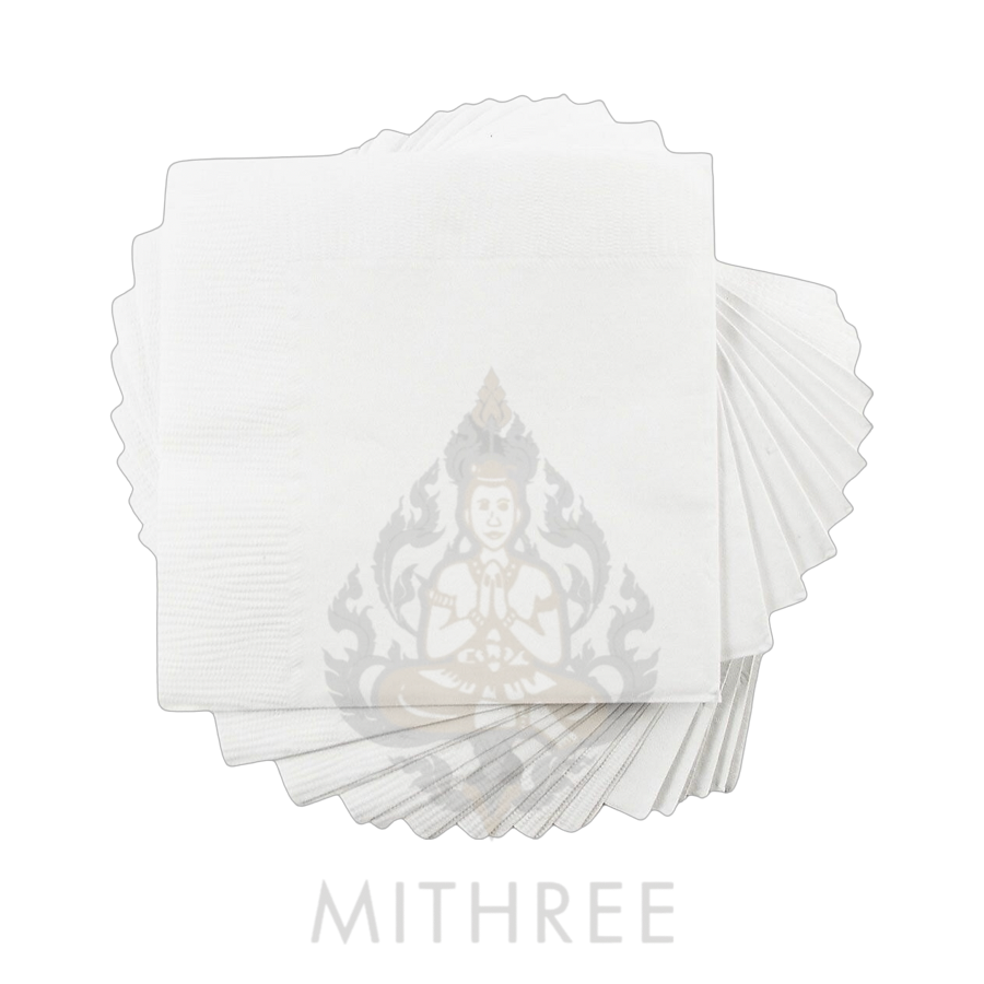 COCKTAIL NAPKIN [WHITE] 2000PCS MITHREE
